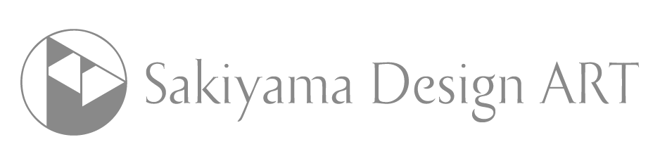サキヤマデザインアートのロゴ（w）Logo (Sakiyama Design ART)